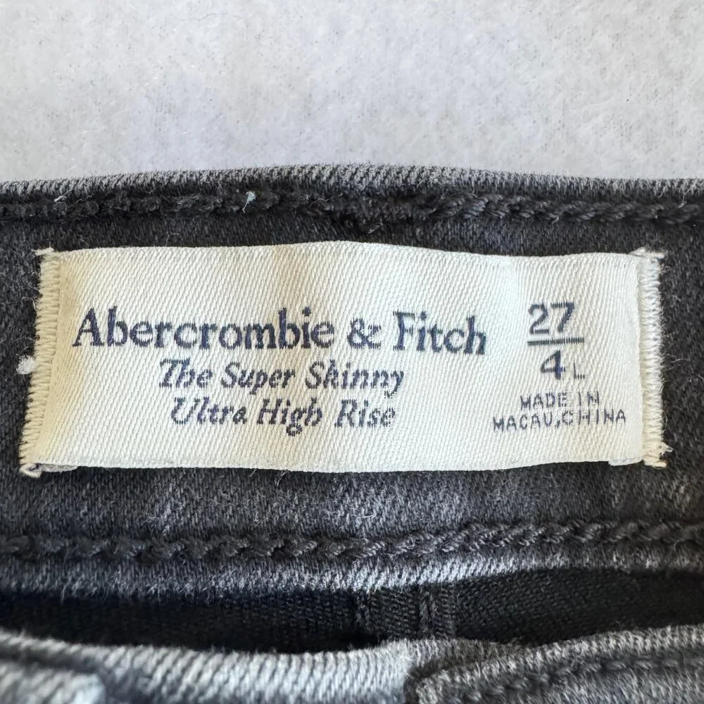 ABERCROMBIE & FITCH The Super Skinny High Rise Jeans - Picture 6 of 12